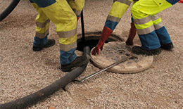 Travaux d'assainissement